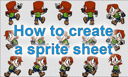 How to create a sprite sheet